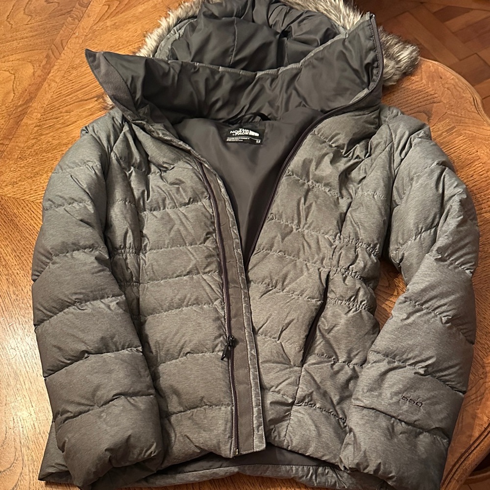 The North Face Gray Puffer Jacket